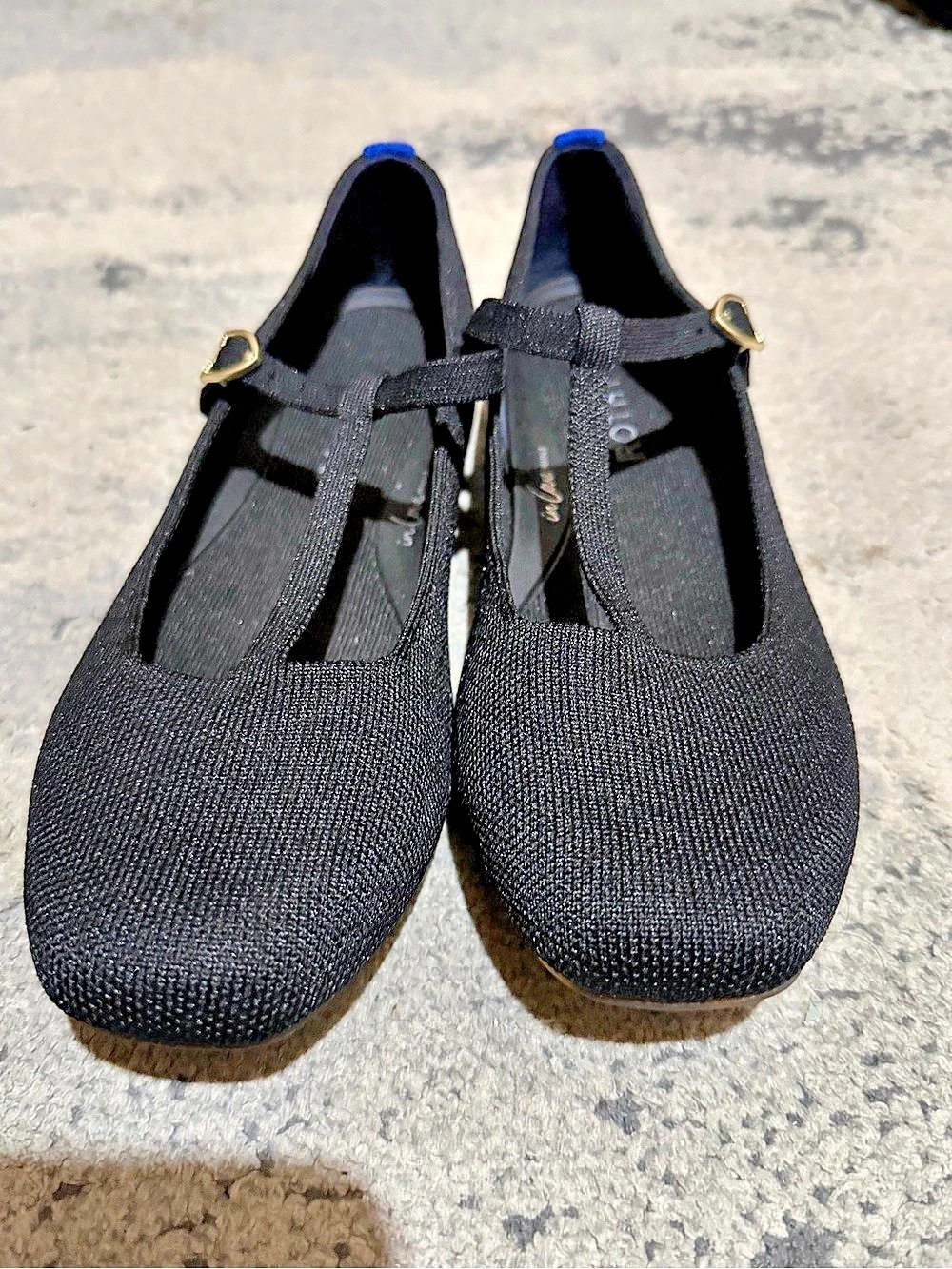 Rothy's The Square Mary Jane Flats Black US 7.5
